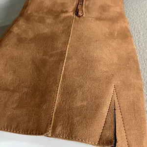 Women’s Fringe knee high side zipper suede boots thumbnail 2