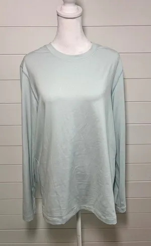 lululemon athletica Pale Blue Long-Sleeve Crew Tee thumbnail 1