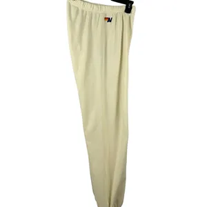 Aviator Nation Rainbow Lightning Bolt Sweatpants Joggers Cream Vintage White XL thumbnail 3