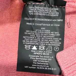 Tory Burch Pink Red Cherry Embroidered Crewneck Knit Sweater M thumbnail 10