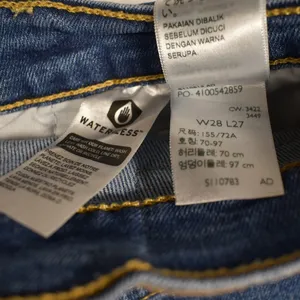 Levis Ribcage Straight Ankle Jeans Blue Denim High Rise W28 L27 CW-3422 3449 thumbnail 5