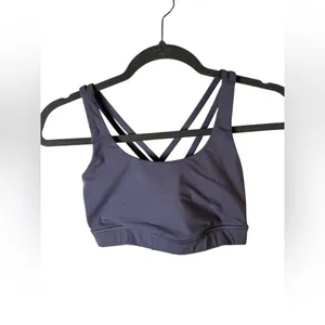 Lululemon Energy Bra Purple Quartz Size 4 Strappy Medium Support‎ Sports Bra thumbnail 3