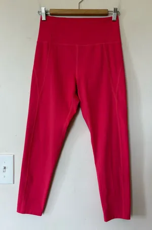 Girlfriend Collective Compressive High-Rise Legging 23.75” Berry Pink Medium thumbnail 1