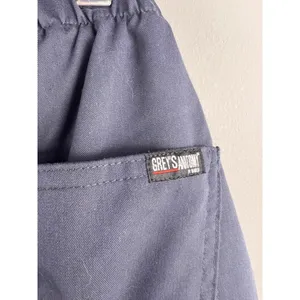 Grey’s Anatomy by Barco 5-Pocket Drawstring Scrub Pants Steel Blue 4XL NWT thumbnail 6