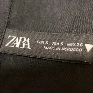 Zara Women's Black Button Front 3/4 Sleeve Wide Leg Shirt Jumpsuit Romper Size S thumbnail 3