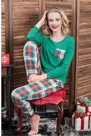 NEW Pajamas Set Top & Pant 2 Pc Loungewear Sleepwear S thumbnail 3