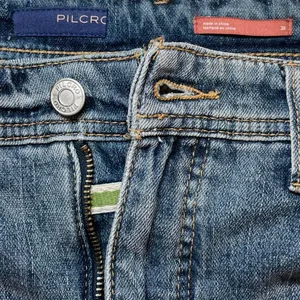 Pilcro Anthropologie Distressed Slim Boyfriend with Patchwork Side Trim Jeans 28 thumbnail 5