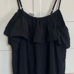Gap Button Front Ruffle Cami True Black‎ Sleeveless Midi Dress No Belt - S NWT thumbnail 11