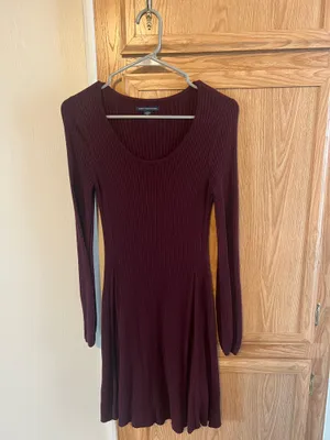 Maroon Dress thumbnail 4