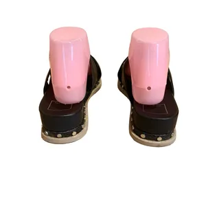 Dolce Vita "Gracy" Black Faux Leather Slide On Espadrille Sandals (7.5) thumbnail 8