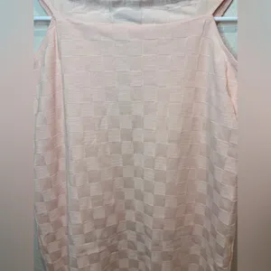 Urban Outfitters NWT‎ Light Pink Sleeveless Checkered High Neck Dress Size S thumbnail 8