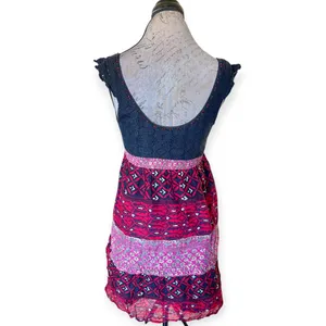 Free People Dress Mini Crochet Sz 8 thumbnail 4