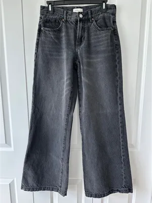 Pacsun Lena Super Baggy Jeans Black Wash Size 25 thumbnail 2