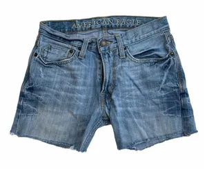 ‎American Eagle Blue Jean Cutoff Distressed 26 thumbnail 1