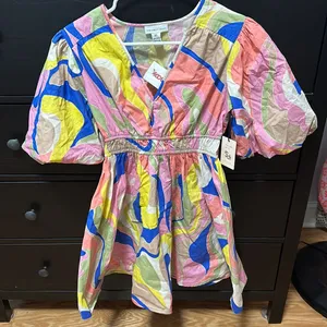 Sincerely Jules colorful dress thumbnail 1