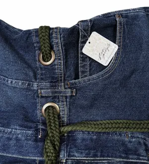 We The Free Edison Jumpsuit Women’s Blue Denim Wide-Leg Coverall thumbnail 5