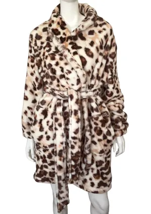 Aerie Animal Print Cozy Plush Robe, Medium thumbnail 19