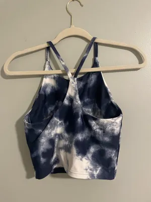 Old Navy Active Blue And White Top thumbnail 2