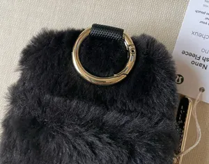 Clippable Nano Pouch *Plush Fleece - Black/Gold thumbnail 8