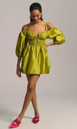 Anthropologie Dhruv Kapoor Corset Mini Dress thumbnail 1