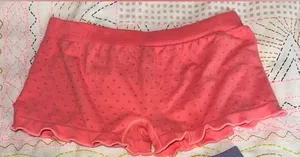 NWOT Free People Dotted Ruffle Boy Short thumbnail 1