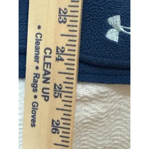 Under Armour Performance Womens M Blue Fleece 1/4 Zip Mock Neck Pullover thumbnail 3