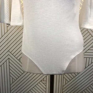 NBD Seduire Off-the-Shoulder Bodysuit‎ in Ivory thumbnail 4