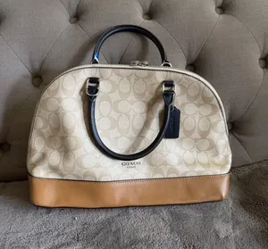 Coach Logo Color Large Sierra Satchel Handbag NO STRAP INCLUDED thumbnail 1