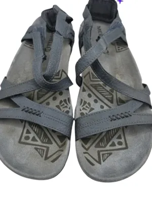 Merrell Womens Slate Blue Suede Leather Sling back Sandals Size 6 Performance thumbnail 8