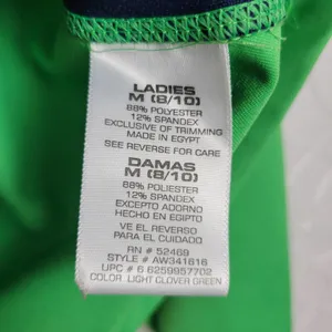 Athletic Works Womens Top Size Medium Green Quarter Zip Athletic Long Sleeves thumbnail 6