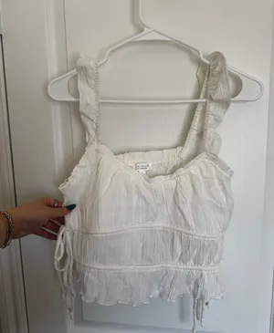 Boutique White Tank Top thumbnail 1
