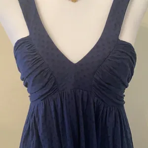 Suzi Chin by Maggie boutique szXsmall sleeveless back zip Little Blue dress EUC thumbnail 5