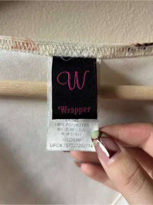 Wrapper Y2K White V-Neck Sheer Top thumbnail 3