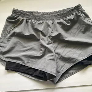 RBX gray and black running athletic shorts, size large thumbnail 1