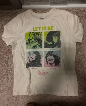 Beatles graphic tee White Size L thumbnail 1