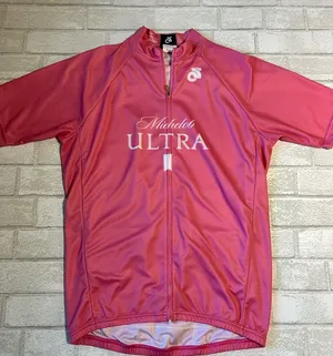 Women's Pink Cycling Top size large thumbnail 1