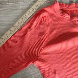 Aerie XXL Road Trip‎ Long Sleeve Rib Henley Orange Lounge Comfy thumbnail 6