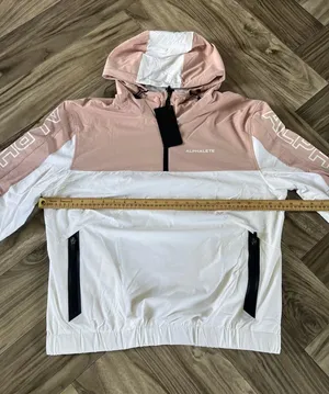 Alphalete Women's EXP Tech Windbreaker- Himalayan Pink, Size Large thumbnail 5