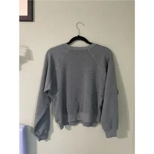 Daydreamer Music Head Shrunken Raglan Sweatshirt Size XS Green Gray thumbnail 7