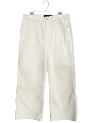 Veronica Beard Taylor High Waist Crop Wide Leg Corduroy Pants size 32 thumbnail 2