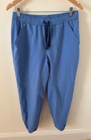 FIGS Tansen Jogger Scrub Pants Womens Medium Blue Technical Collection thumbnail 1