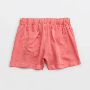 Aerie High Waisted Pull-On Shorts in Spicy Coral thumbnail 2