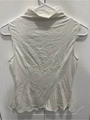 NOWT Halara White Peplum Tank Top thumbnail 1