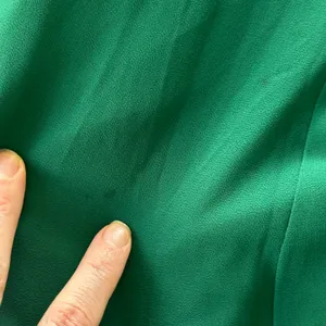 NWT Vera Wang Green Pleated Maxi Dress Gown Size 4 Regency Fairy Wedding FLAWED thumbnail 15