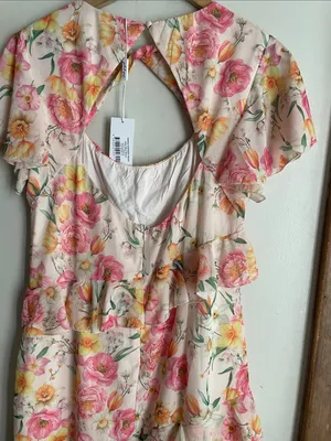 Petal & Pup Leila Floral Maxi Dress in Peony thumbnail 10
