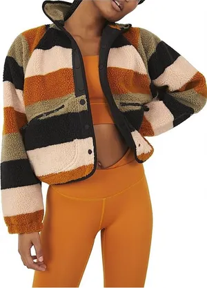 FP Movement Free People Rocky Ridge Fleece Jacket- Size Medium thumbnail 1