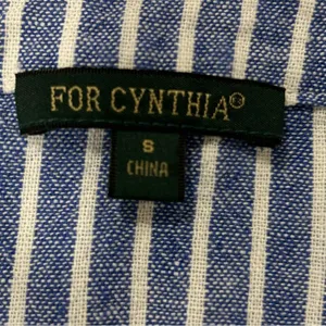 For Cynthia Striped Blue Midi Dress size S.55% LINEN 45% VISCOSE thumbnail 12