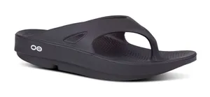 ✨Oofos Women'S Black Sz 8 Sandals✨ thumbnail 1