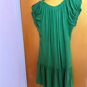 Free people Green Button-Front babydoll peasant dress thumbnail 3