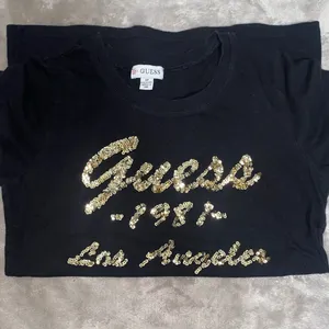 Guess Black Tee with Gold Script thumbnail 6
